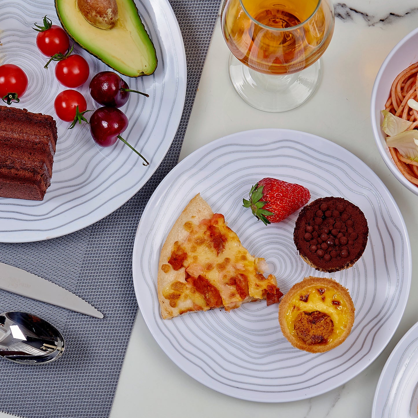 Dinnerware Collection, Growth Ring Pattern