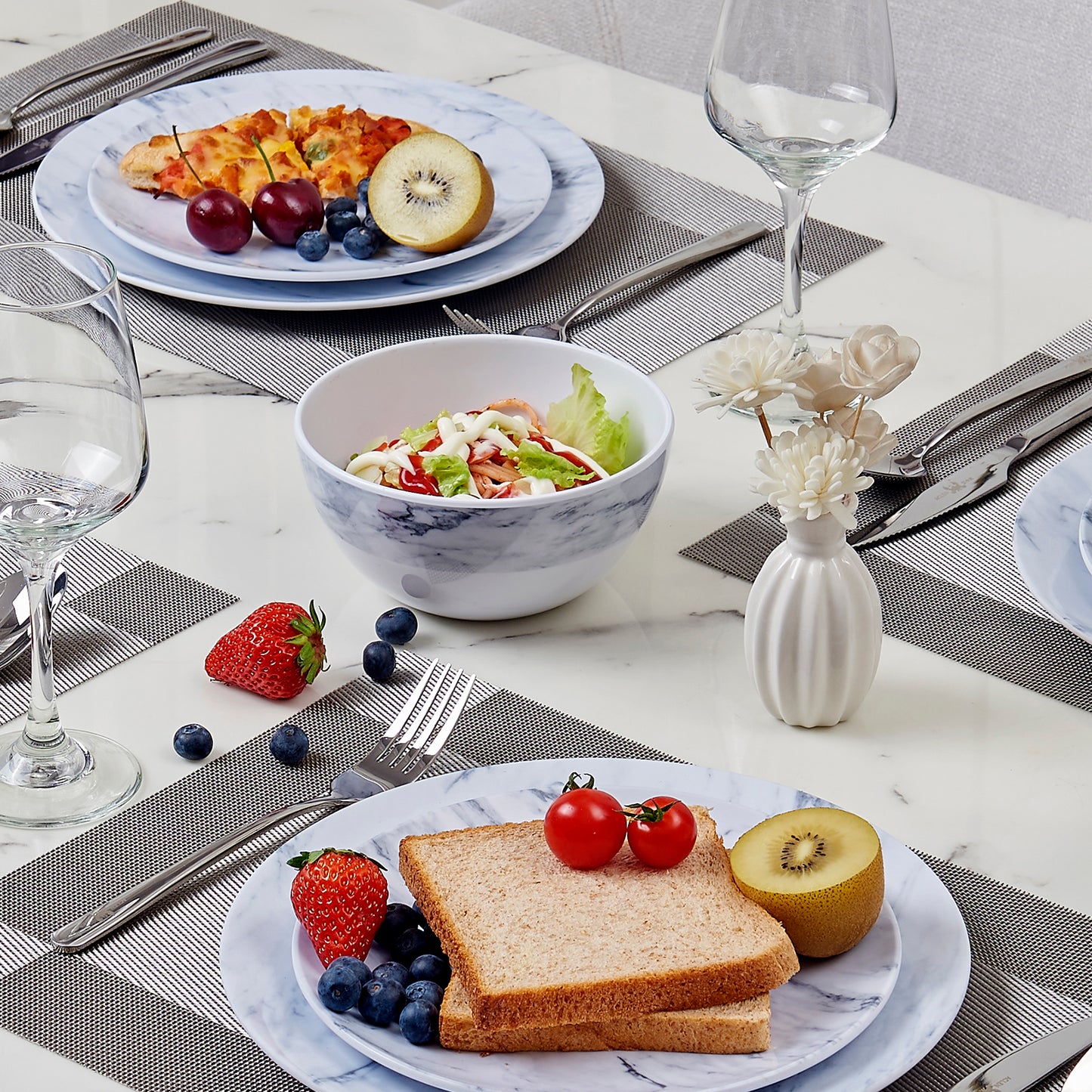 Dinnerware Collection, Marble Pattern