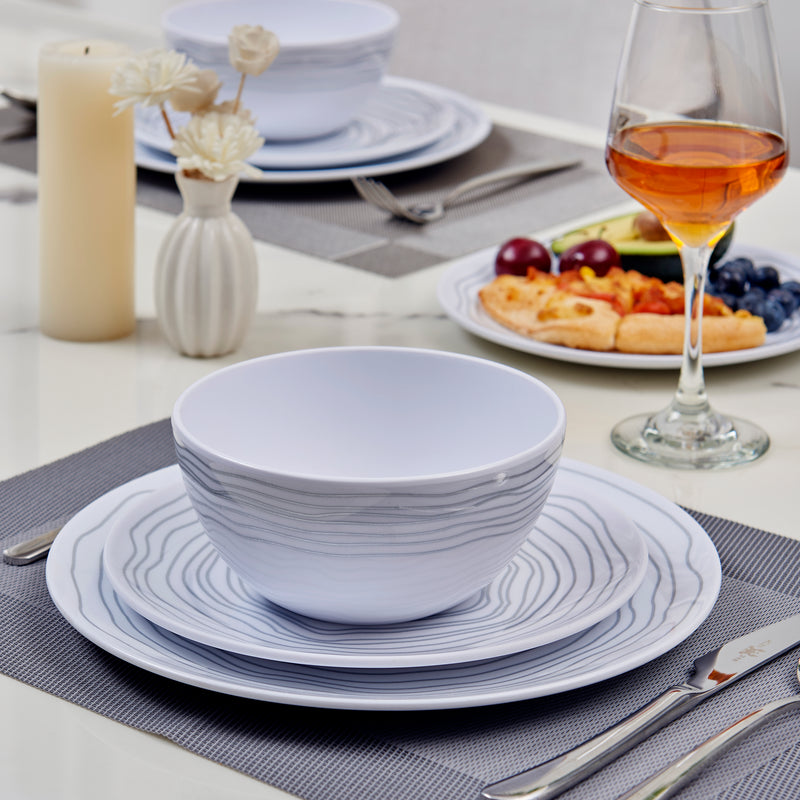 Dinnerware Collection, Growth Ring Pattern