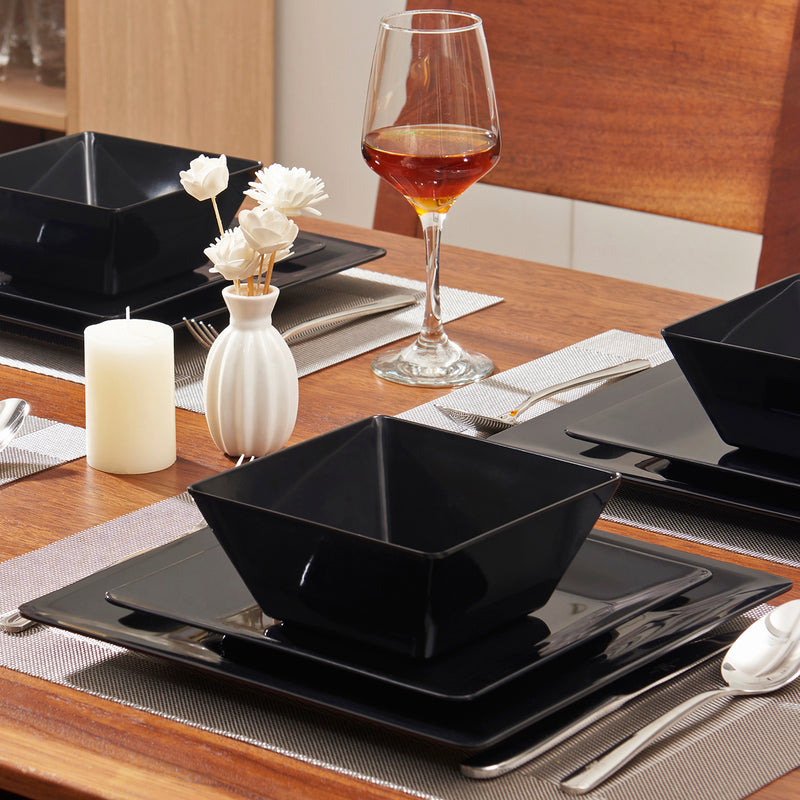 Dinnerware Collection, Black