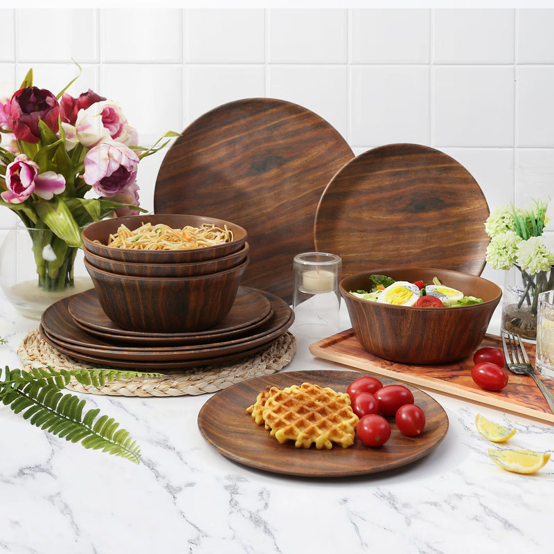 Dinnerware Collection, Mimic Rosewood Grain