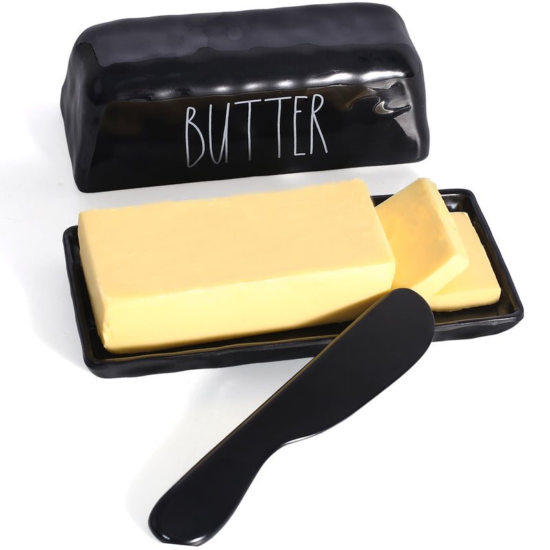 Butter Dish with Knife