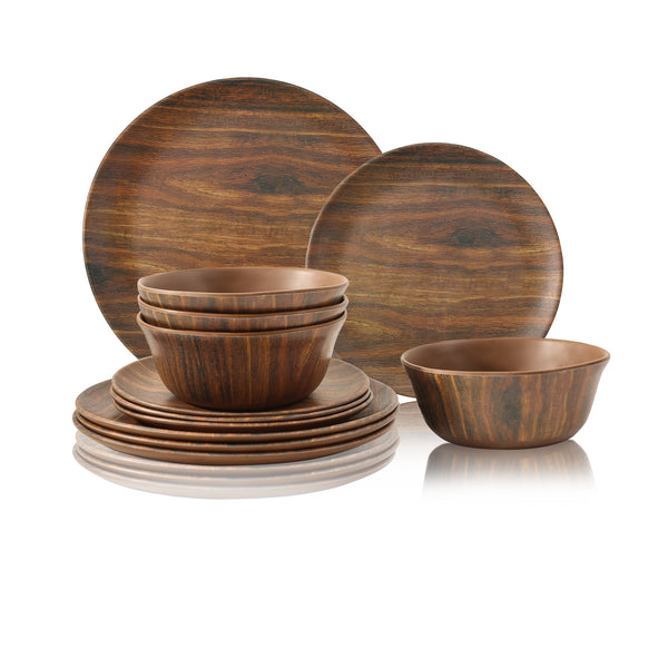 Dinnerware Collection, Mimic Rosewood Grain