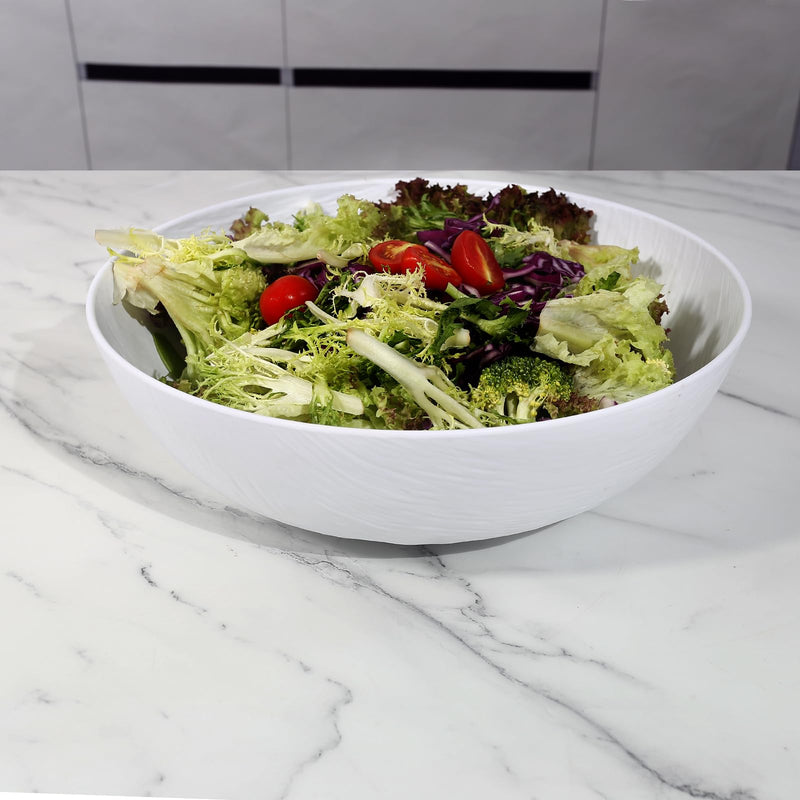 12" Salad Bowl, White