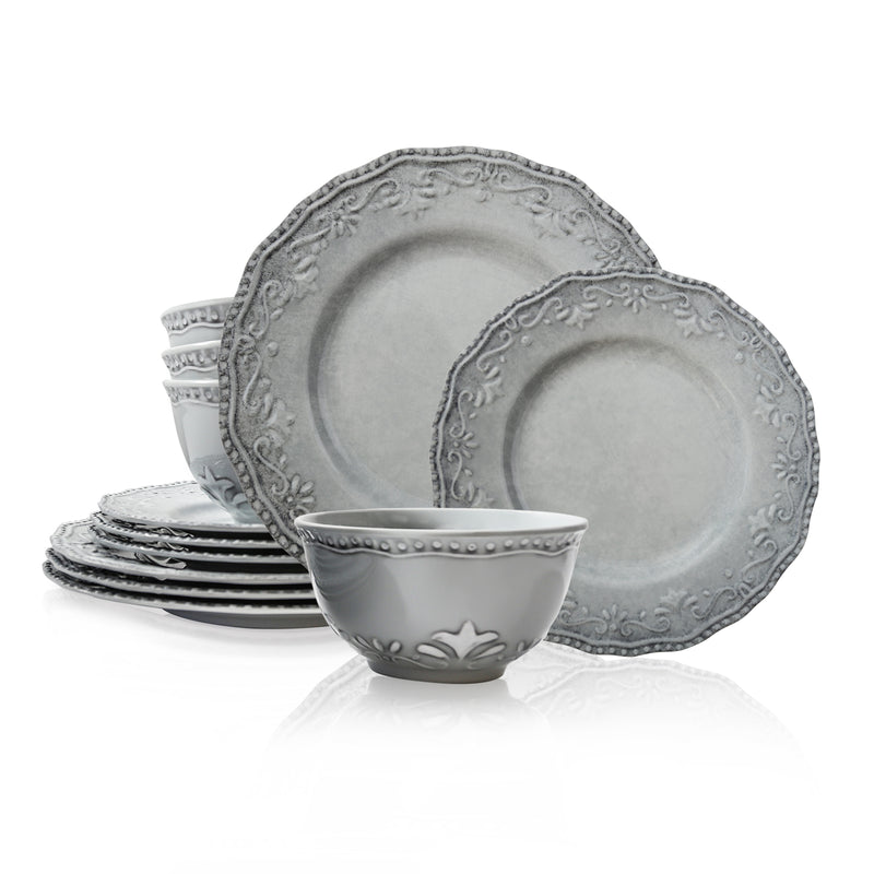 Dinnerware Collection, Vintage Grey