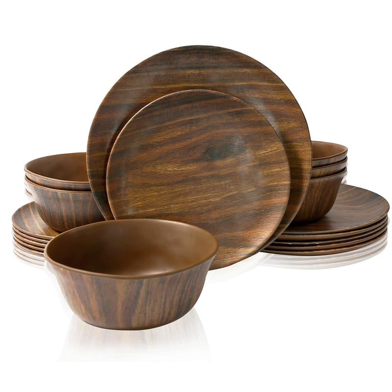 Dinnerware Collection, Mimic Rosewood Grain